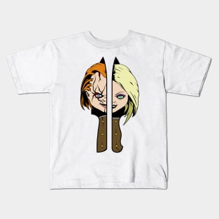 Chucky & Tiffany Knives Kids T-Shirt